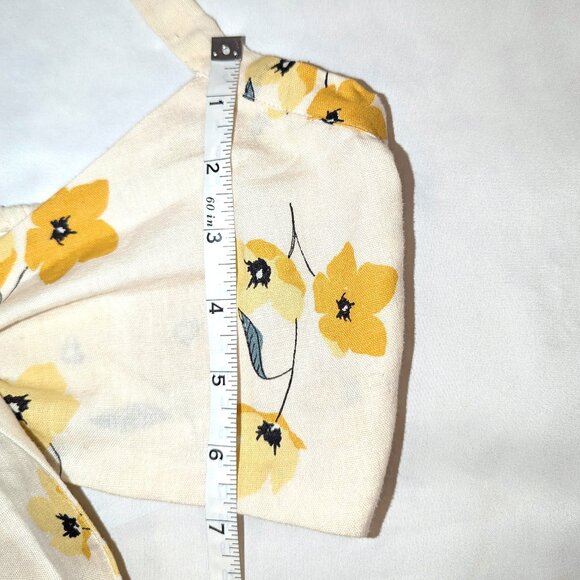 Billabong | Flax Linen Blend Forever In a Day Halter Crop Top Gold Dust | Medium - Picture 14 of 16